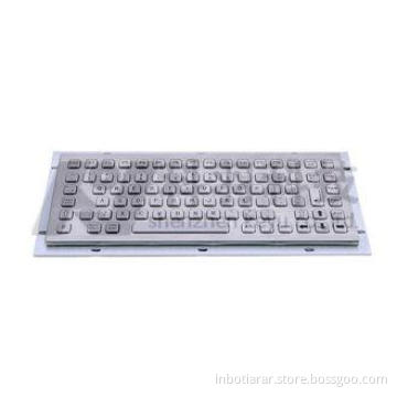 86 Key Industrial Stainless Steel Keyboard For Medical , Wa